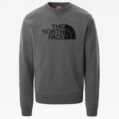 Men's Drew Peak Light Sweater Tnf Medium Grey Heather by THE NORTH FACE