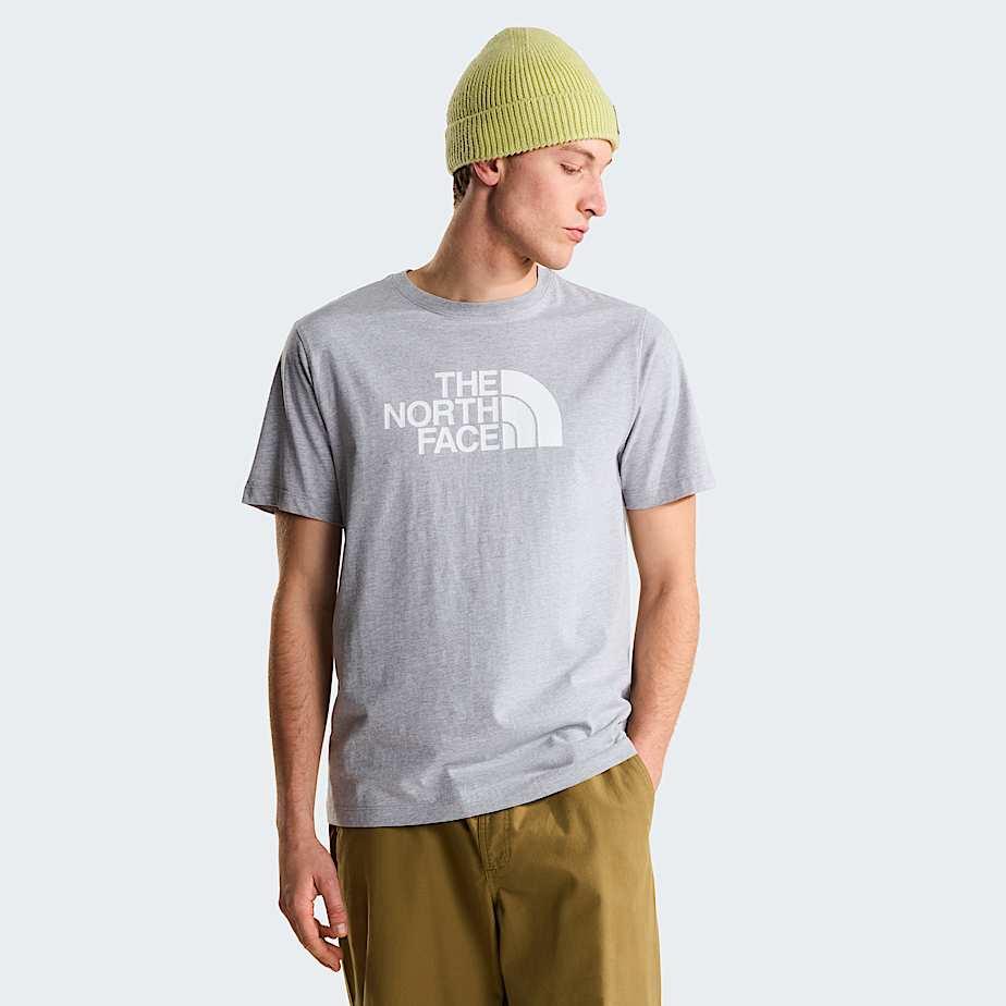 Men's Evolution Half Dome Regular T-shirt Tnf Pale Grey Heather-tnf White by THE NORTH FACE