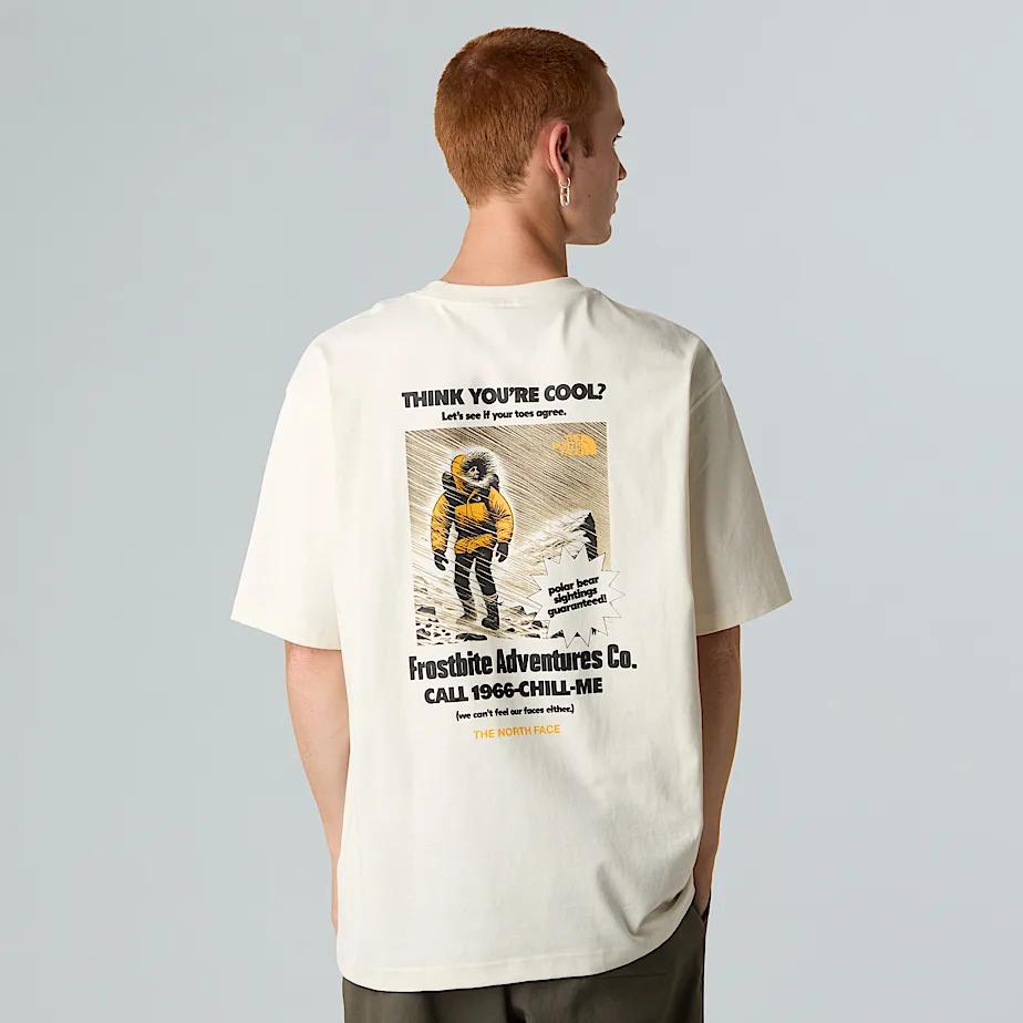 Men's Expedition Relaxed T-shirt White Dune-summit Gold by THE NORTH FACE