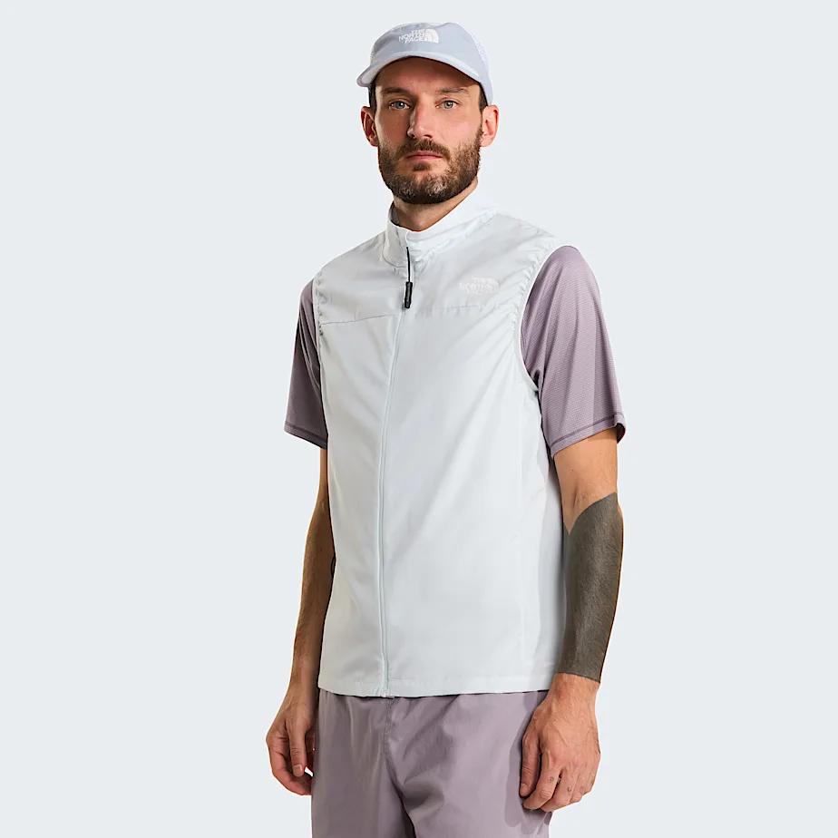 Men's Fontanales Wind Gilet Pearl Stone by THE NORTH FACE