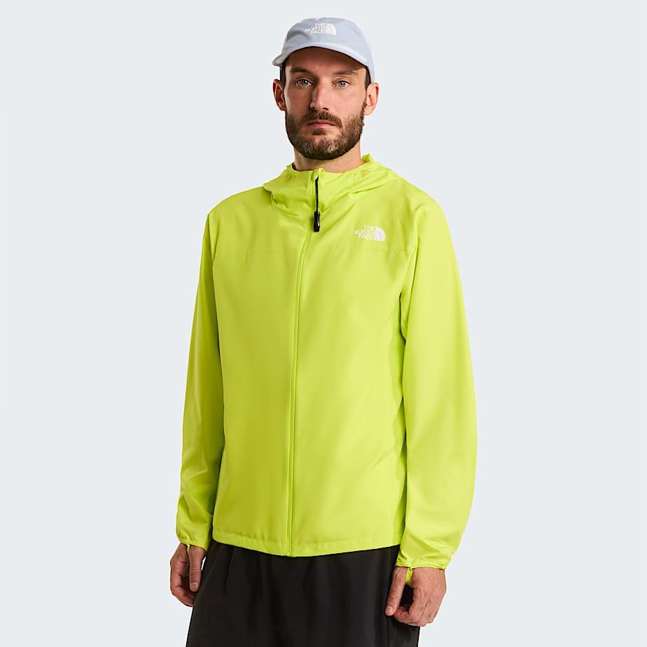 Men's Fontanales Wind Jacket Fizz Lime by THE NORTH FACE