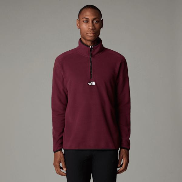Men's Glacier 1/4 Zip Fleece Alpine Plum by THE NORTH FACE Men's Glacier 1/4 Zip Fleece Alpine Plum by THE NORTH FACE