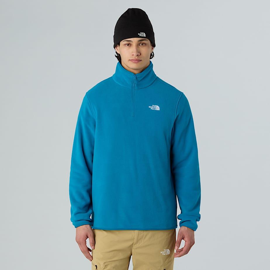 Men's Glacier 1/4 Zip Fleece Dusk Blue by THE NORTH FACE