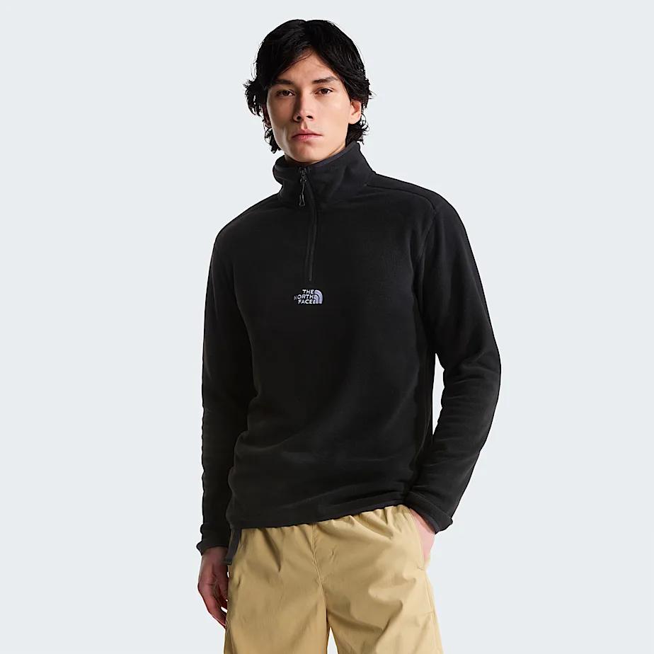 Men's Glacier 1/4 Zip Fleece Tnf Black by THE NORTH FACE