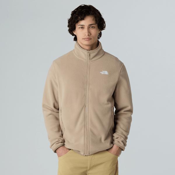 Men's Glacier Fleece Mushroom Grey by THE NORTH FACE