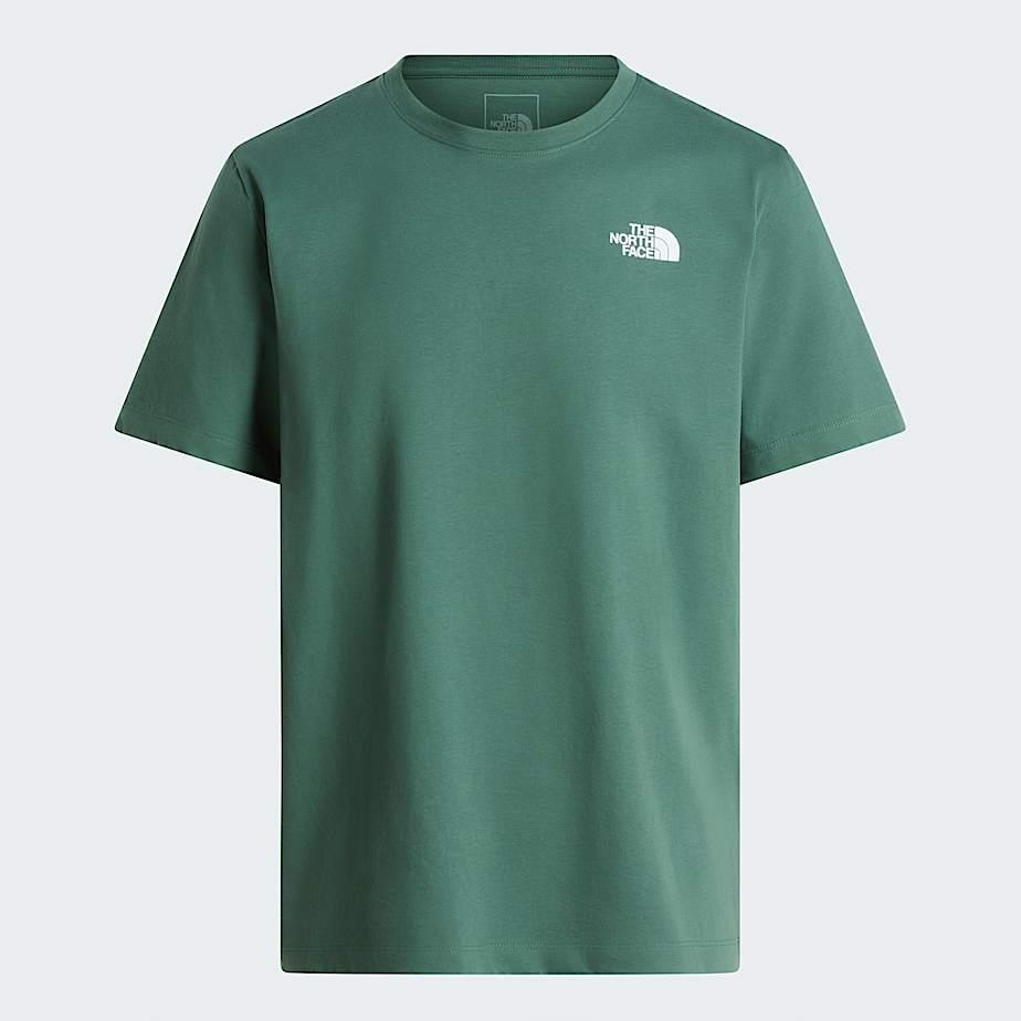 Men's Half Dome Printed Regular T-shirt Duck Green by THE NORTH FACE