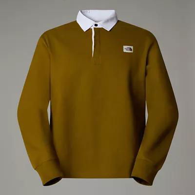 Men's Heritage Rugby Sweatshirt Moss Green by THE NORTH FACE