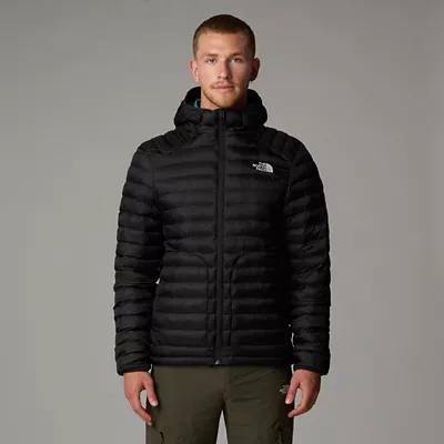 Men's Huila Synthetic Insulation Hooded Jacket Tnf Black-asphalt Grey-npf by THE NORTH FACE