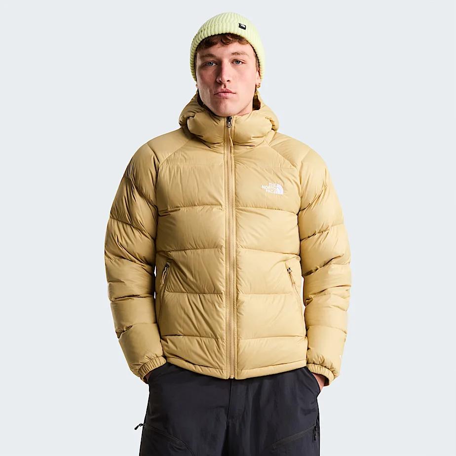 Men's Hydrenalite Hooded Down Jacket Khaki Stone by THE NORTH FACE