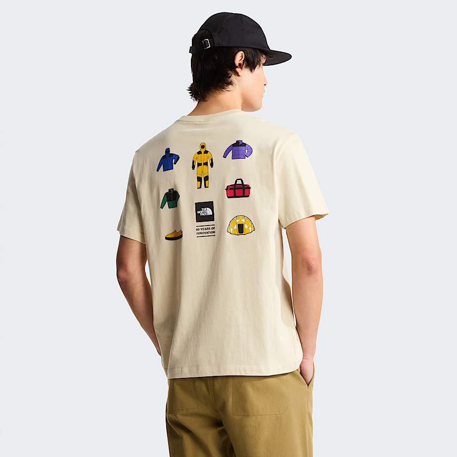 Men's Icon Celebration Regular Graphic T-shirt Desert Stone by THE NORTH FACE