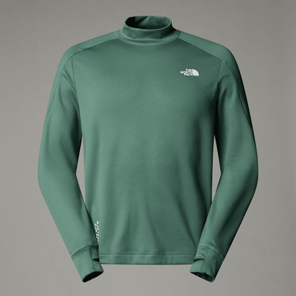 Men's Kikash Warm Long-sleeve T-shirt Duck Green by THE NORTH FACE