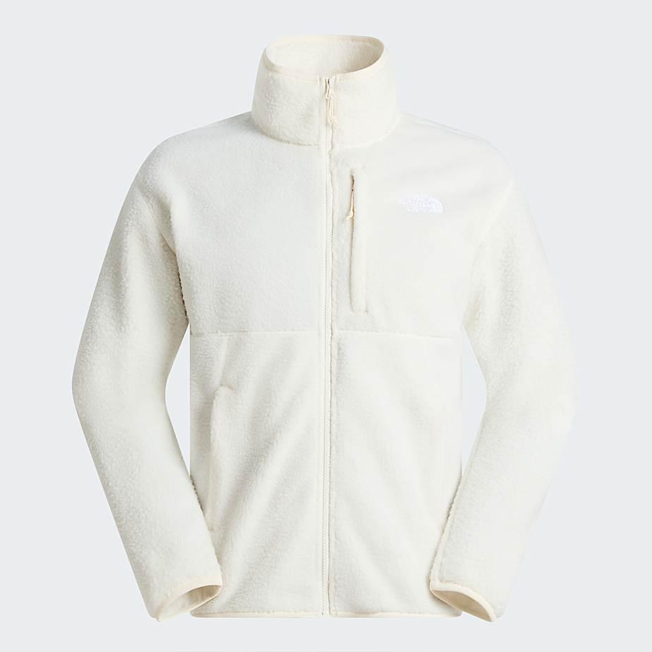 Men's Koian High-pile Fleece Jacket White Dune by THE NORTH FACE