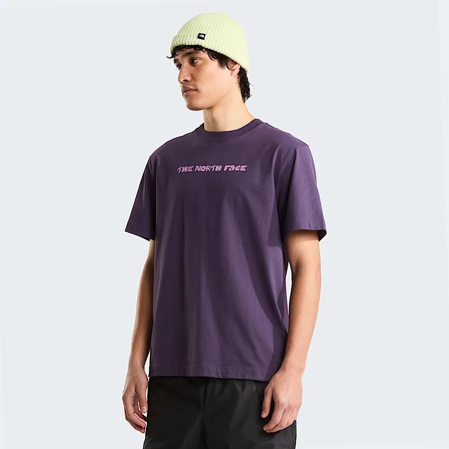 Men's Logo Twist Relaxed Graphic T-shirt Endless Dusk by THE NORTH FACE