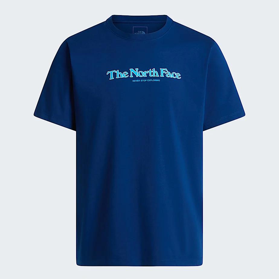 Men's Lowercase Regular T-shirt Estate Blue by THE NORTH FACE