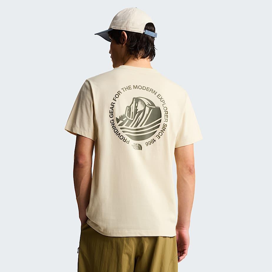 Men's Monte Regular Graphic T-shirt Desert Stone by THE NORTH FACE