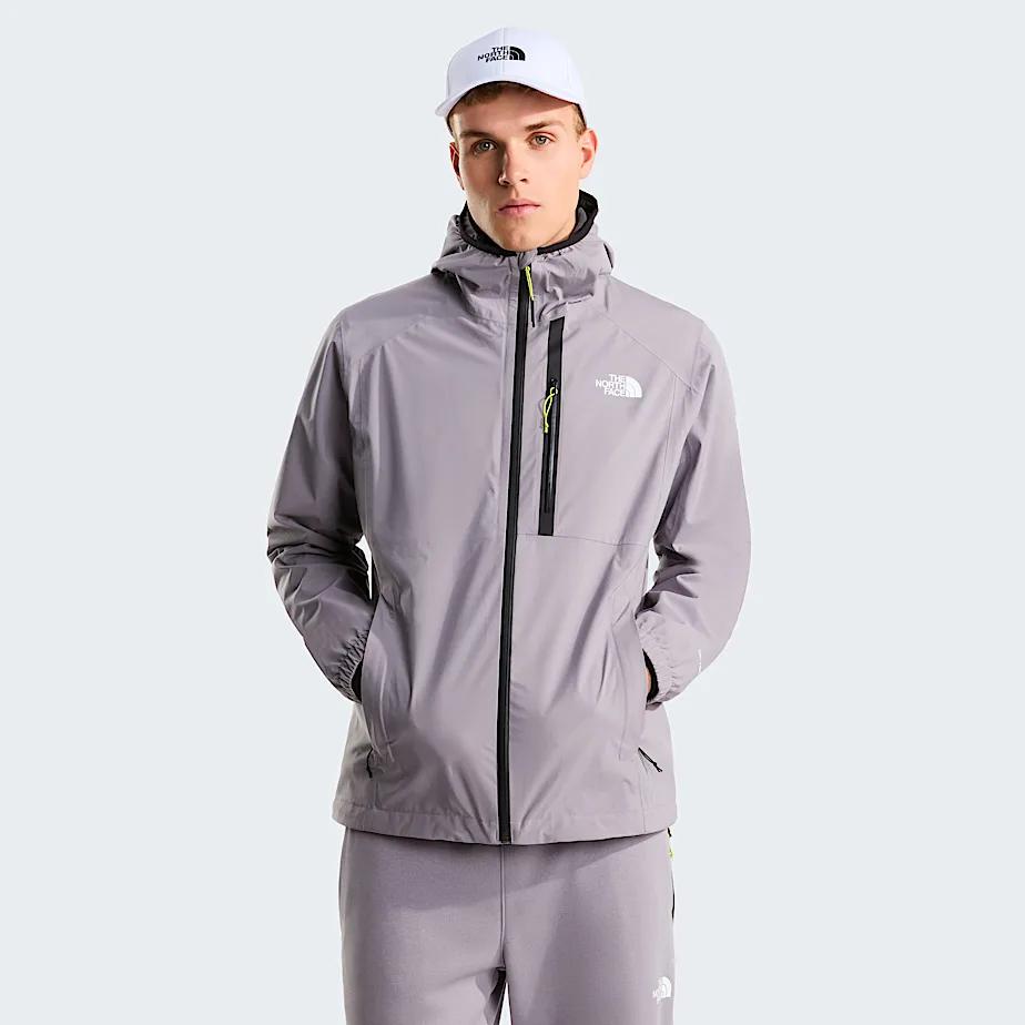 Men's Mountain Athletics Rainlit Hooded Jacket Transcendent Grey by THE NORTH FACE