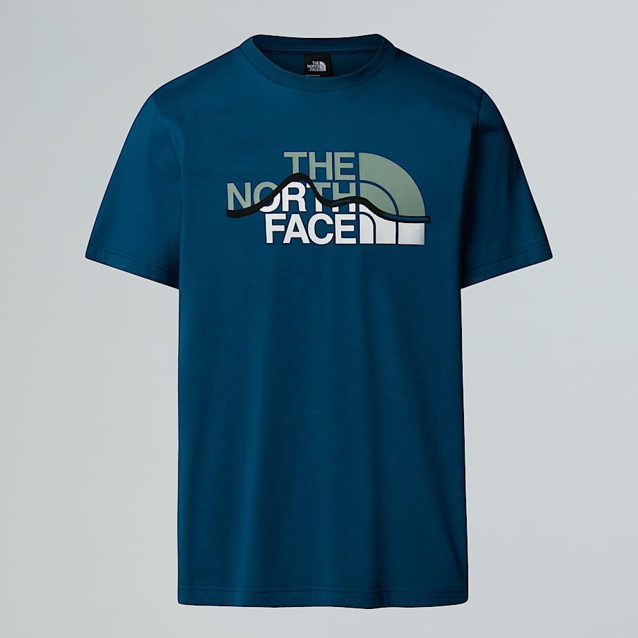 Men’s Mountain Line T-shirt Mineral Ink by THE NORTH FACE