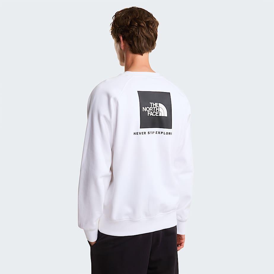 Men’s Nse Raglan Box Sweatshirt Tnf White by THE NORTH FACE