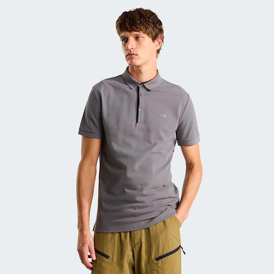 Men’s Premium Slim Polo Shirt Smoked Pearl by THE NORTH FACE