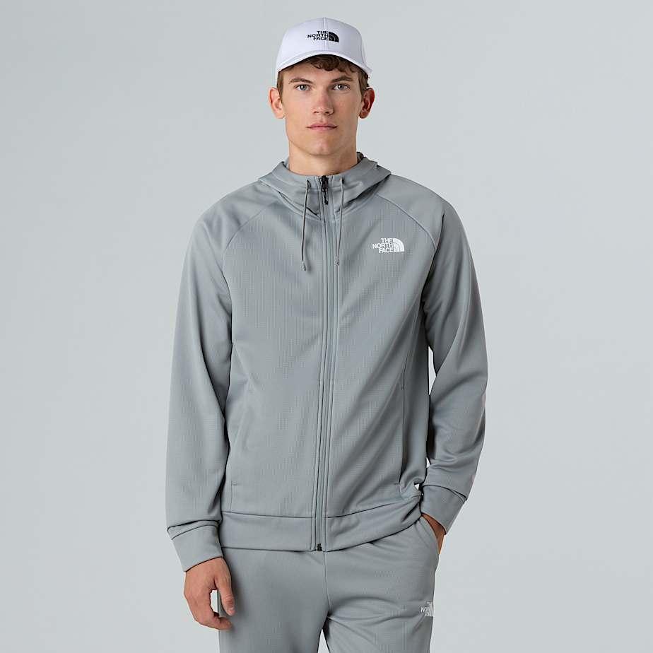 Men's Reaxion 2.0 Full-zip Hooded Jacket Monument Grey Dark Heather by THE NORTH FACE