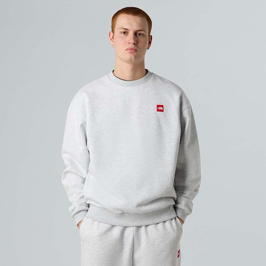 Men's Red Box Sweatshirt Tnf Classic Grey Heather by THE NORTH FACE