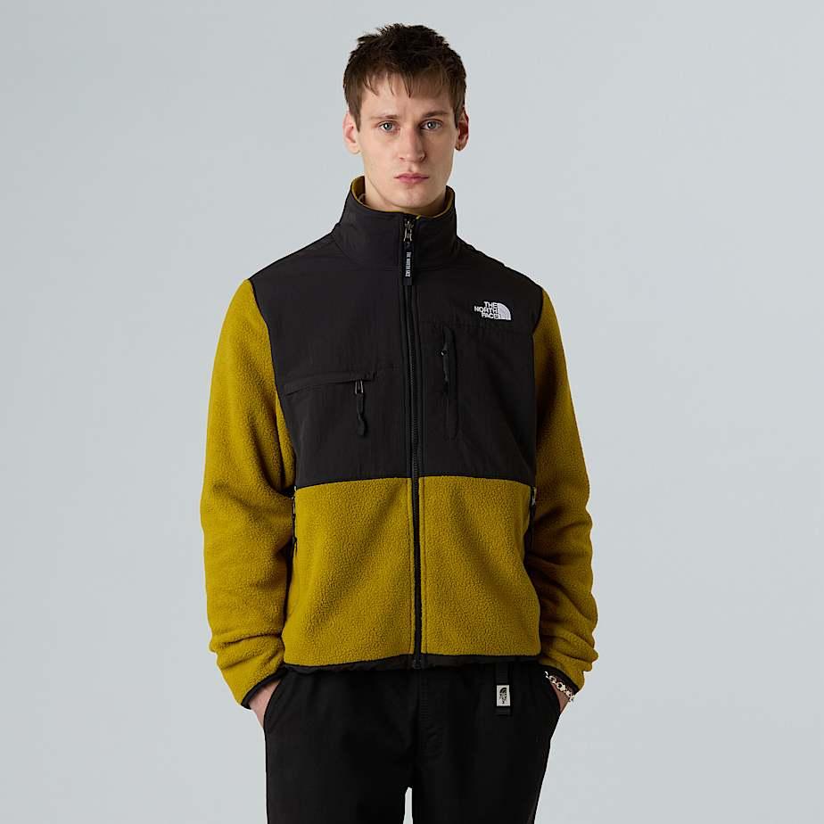 Men's Retro Denali Jacket Deep Dijon-tnf Black by THE NORTH FACE