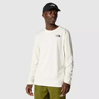 Men’s Shadow Long-sleeve T-shirt White Dune by THE NORTH FACE