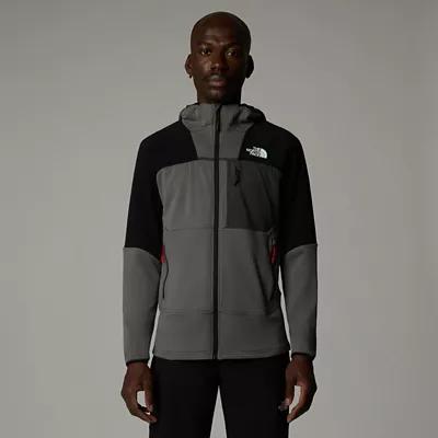 Men’s Stormgap Power Grid™ Hooded Jacket Smoked Pearl-tnf Black by THE NORTH FACE