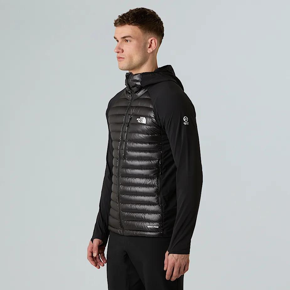 Men's Summit Breithorn Lightweight Hybrid Hooded Jacket Tnf Black by THE NORTH FACE