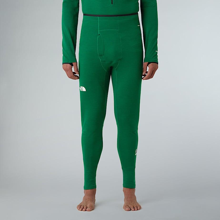 Men's Summit Dotknit Amk Baselayer Leggings Apex Green by THE NORTH FACE Men's Summit Dotknit Amk Baselayer Leggings Apex Green by THE NORTH FACE