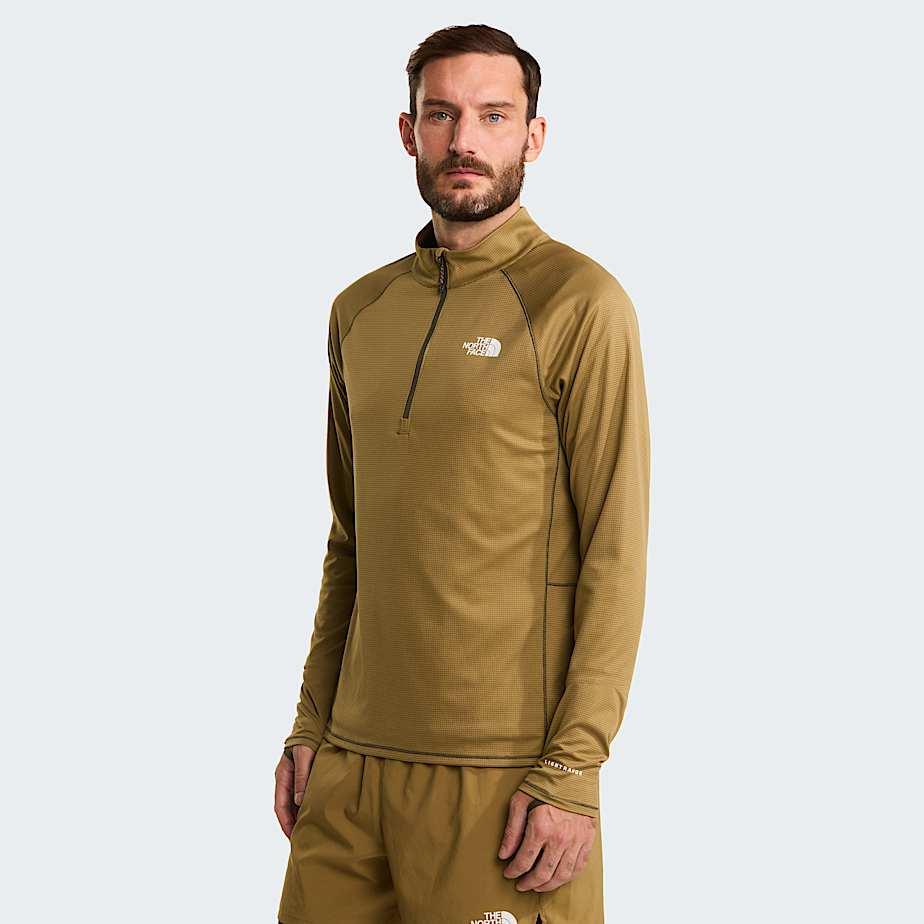 Men’s Sunriser 1/4 Zip Long-sleeve Top Cedar by THE NORTH FACE