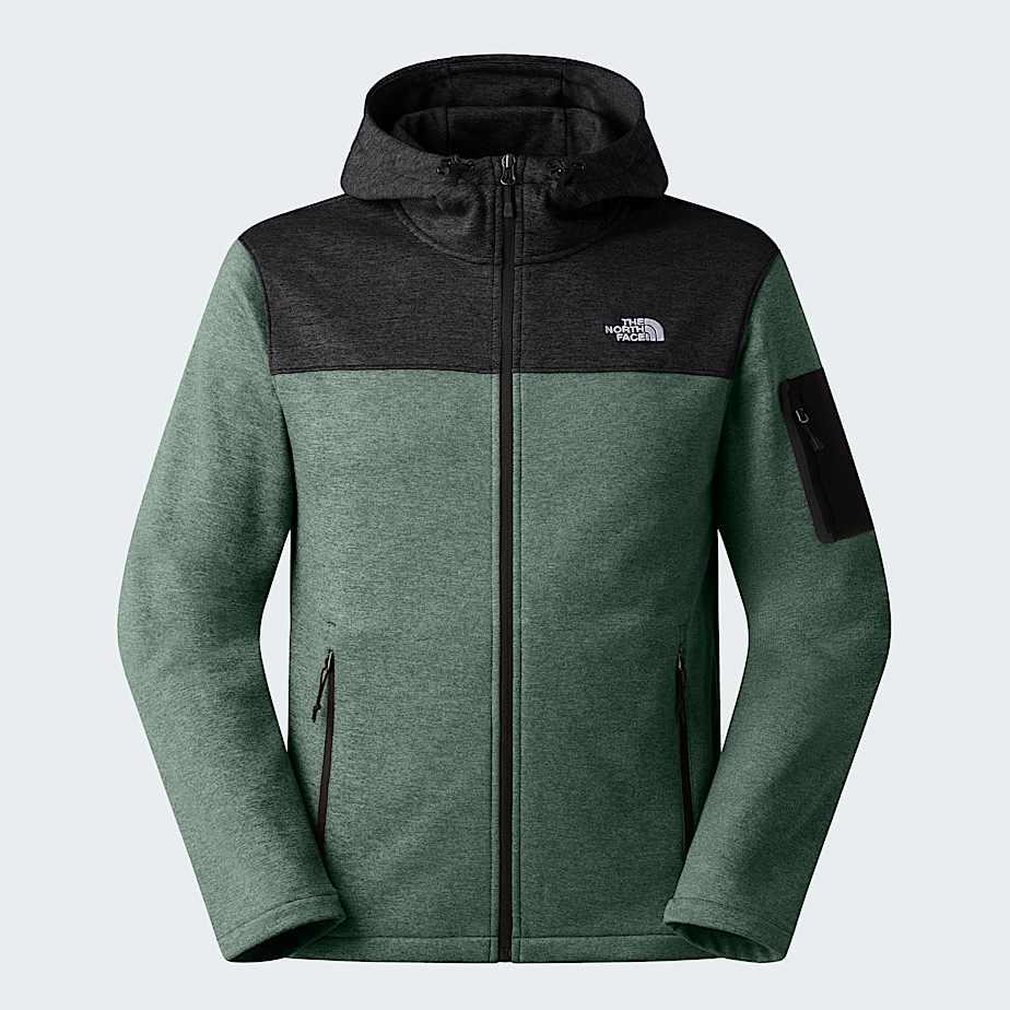 Men's Tech Emilio Fleece Jacket Tnf Black Heather by THE NORTH FACE