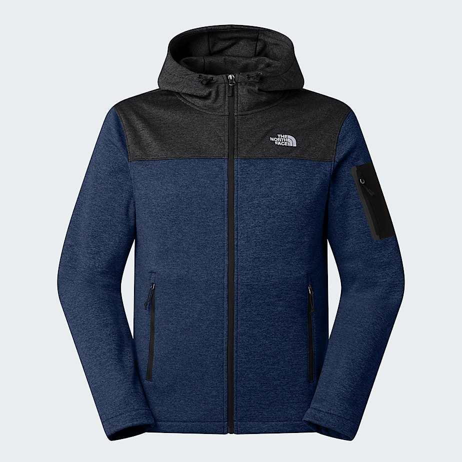 Men's Tech Emilio Fleece Jacket Tnf Black Heather by THE NORTH FACE