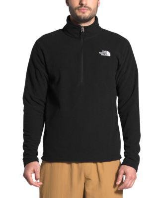 Men's Textured Cap Rock 1/4 Zip Pullover Sweatshirt by THE NORTH FACE