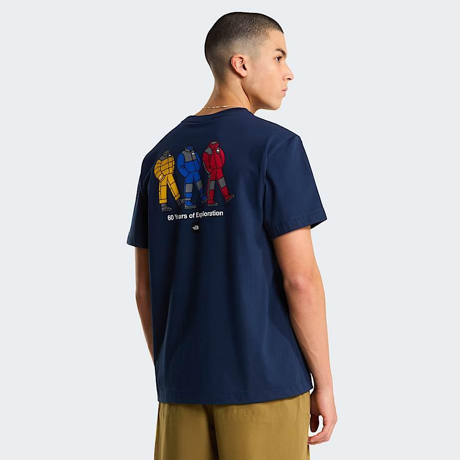 Men's Tnf Celebration Relaxed Graphic T-shirt Summit Navy by THE NORTH FACE