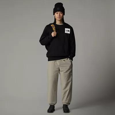 Men’s Tnf Easy Wind Loose Trousers Clay Grey by THE NORTH FACE