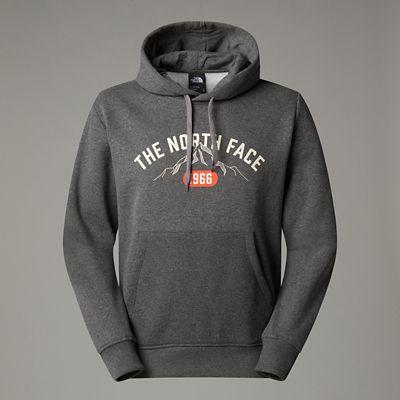 Men's Varsity Graphic Hoodie Tnf Medium Grey Heather by THE NORTH FACE