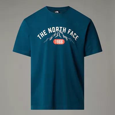 Men's Varsity Graphic T-shirt Midnight Petrol by THE NORTH FACE