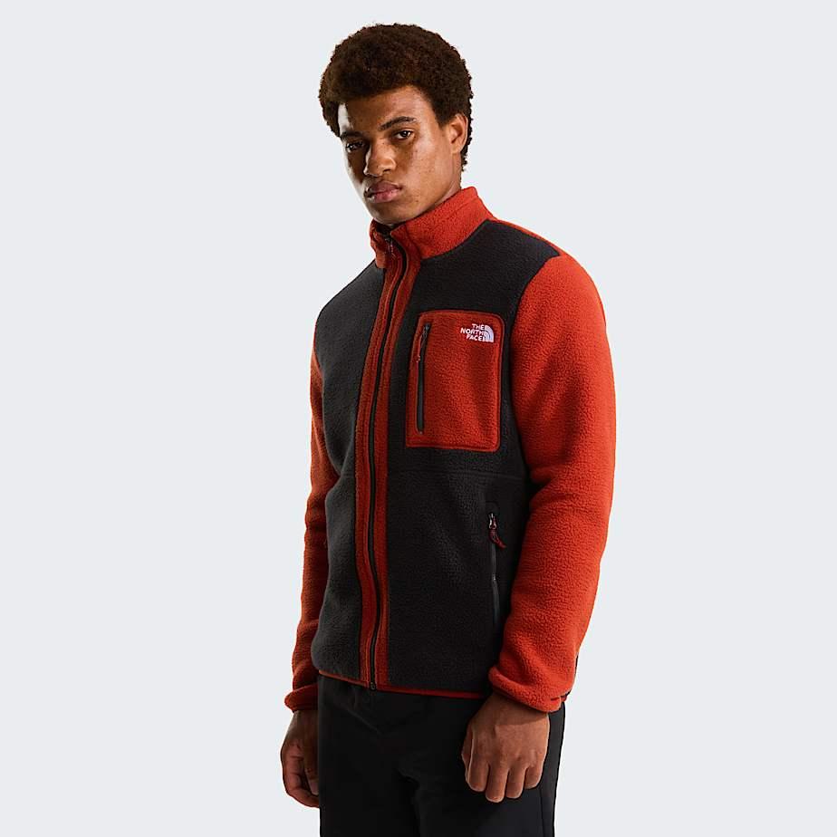 Men’s Yumiori Full-zip Fleece Jacket Tnf Black-ember Soil-iron Clay by THE NORTH FACE