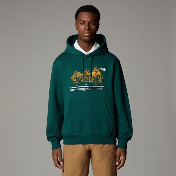 Mountain Jacket Anniversary Relaxed Hoodie Deep Nori by THE NORTH FACE