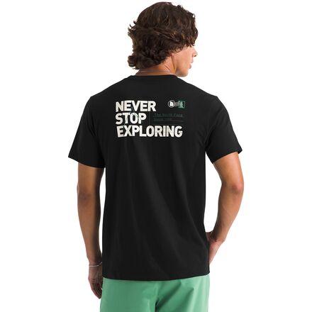 Never Stop Postcard Regular Short-Sleeve T-Shirt by THE NORTH FACE