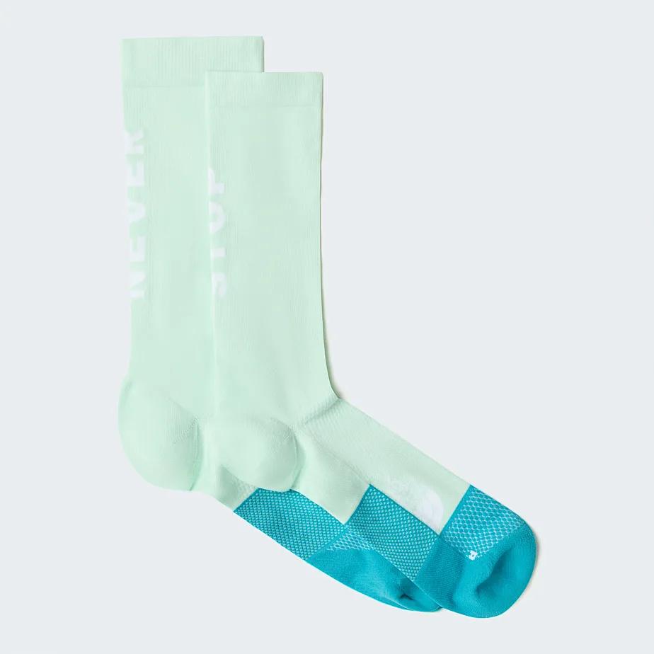 Never Stop Trail Run Crew Socks Opal Frost-river Ice by THE NORTH FACE