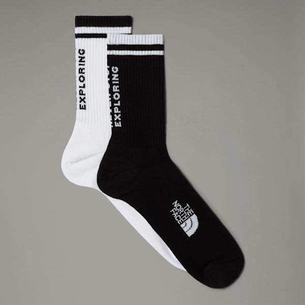 Nse Everyday Crew Socks Tnf Black-tnf White by THE NORTH FACE