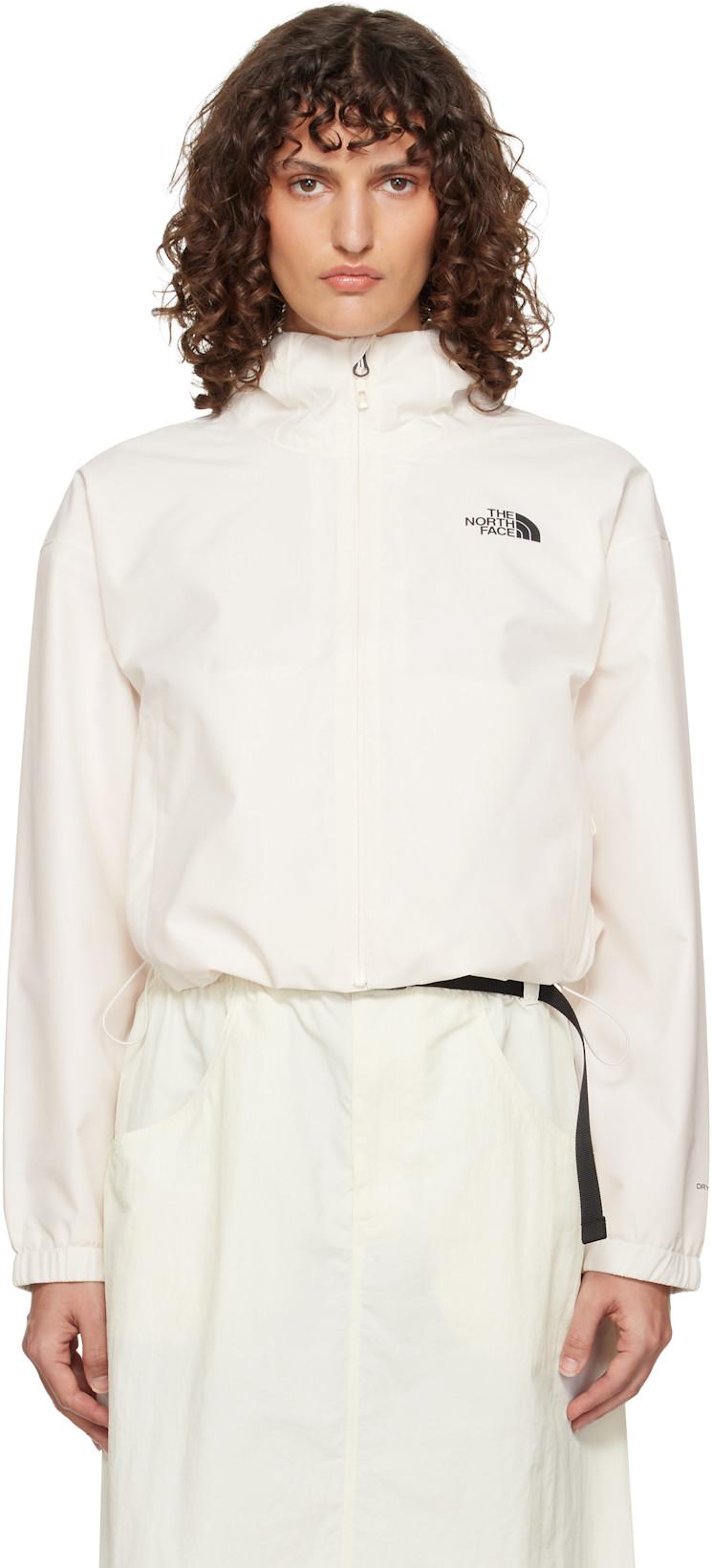Off-White Quest Cropped Rain Jacket by THE NORTH FACE