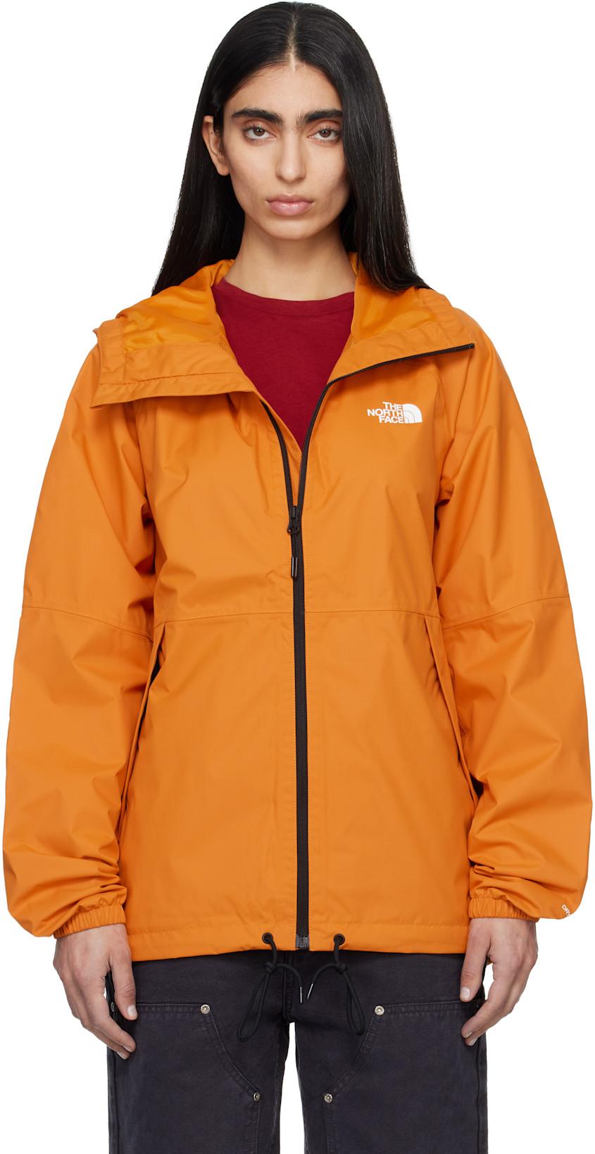 Orange Antora Rain Hoodie Jacket by THE NORTH FACE
