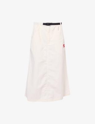 Red Box Belted Woven Midi Skirt by THE NORTH FACE