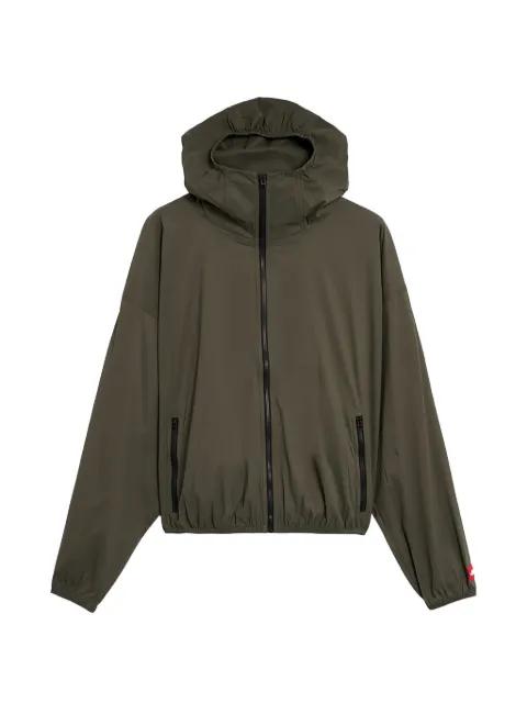 Red Box Packable hoodied windbreaker jacket by THE NORTH FACE