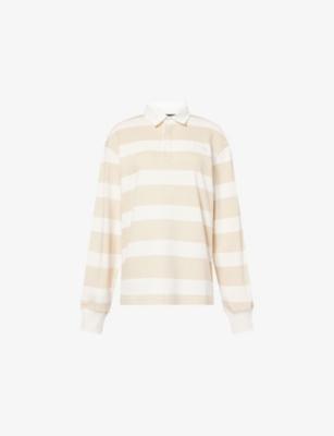 Rugby Striped Cotton Polo Sweatshirt by THE NORTH FACE