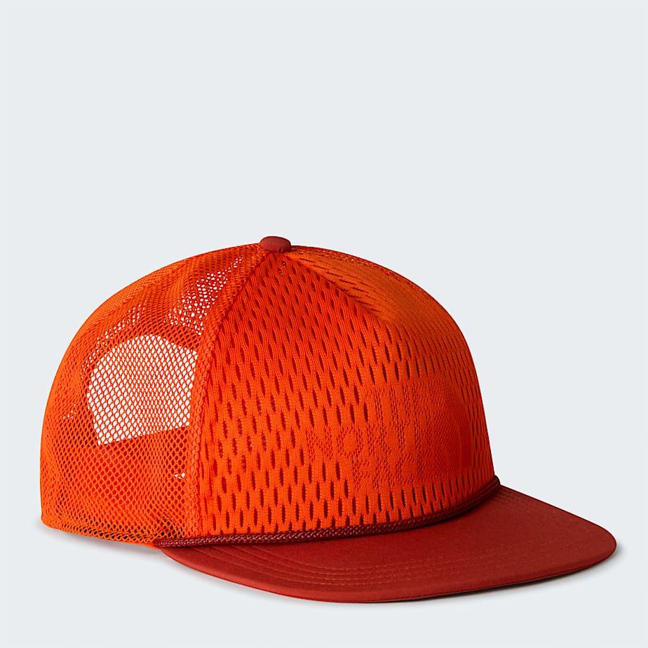 Runner Trucker Cap Lava Red-iron Clay by THE NORTH FACE