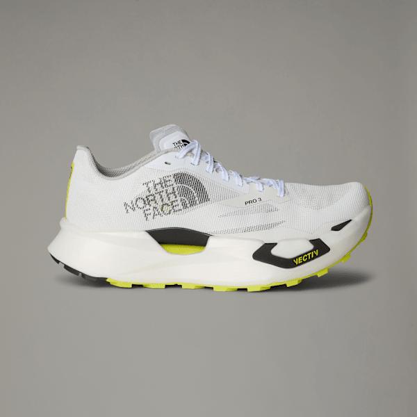 Summit Vectiv™ Pro 3 Trail Running Shoes White Ash-sulphur Spring Green by THE NORTH FACE